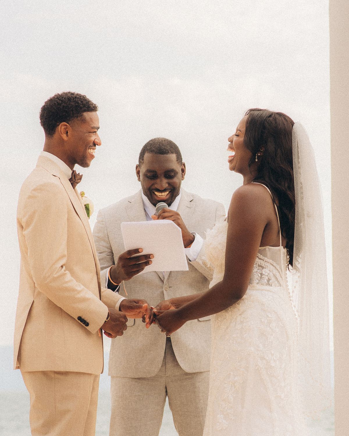 Ceremony by the ocean